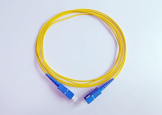 LSZH 2.0mm Ftth Simplex Fiber Optik Yama Kablosu SC UPC
