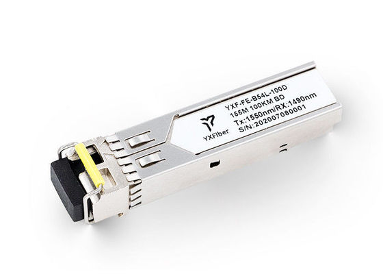 LC SC 20km 1550nm Optik Fiber Modülü, Fiber Kanal Sfp Modülü