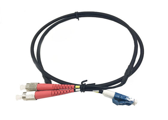 4.8mm Tek Modlu Çift Yönlü Fiber Optik Kablo, LC UPC yama kablosu