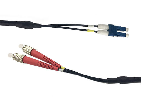 4.8mm Tek Modlu Çift Yönlü Fiber Optik Kablo, LC UPC yama kablosu