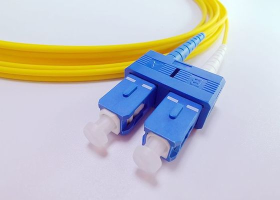 DWDM Sistemi İçin Sağlam SC UPC Dubleks Lszh Yama Kablosu