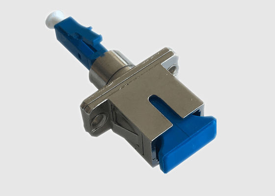 Mavi Hibrit Bağlayıcı Singlemode Simplex LC - SC Adaptörü