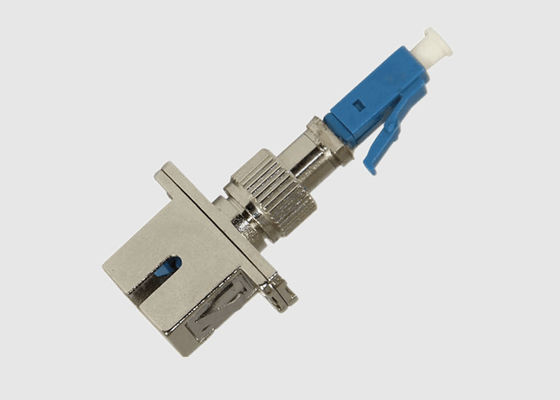 Mavi Hibrit Bağlayıcı Singlemode Simplex LC - SC Adaptörü
