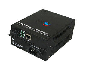 UTP RJ45 Bağlayıcı SC FC Fiber Optik Ortam Dönüştürücü