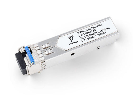 20km LCDDM 1310nm 1550nm 2.5G SFP Optik Alıcı-Vericiler